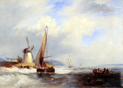 Coast Scene by John Wilson Carmichael